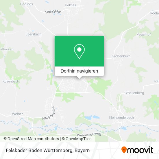 Felskader Baden Württemberg Karte