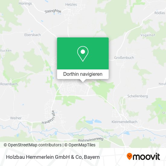 Holzbau Hemmerlein GmbH & Co Karte