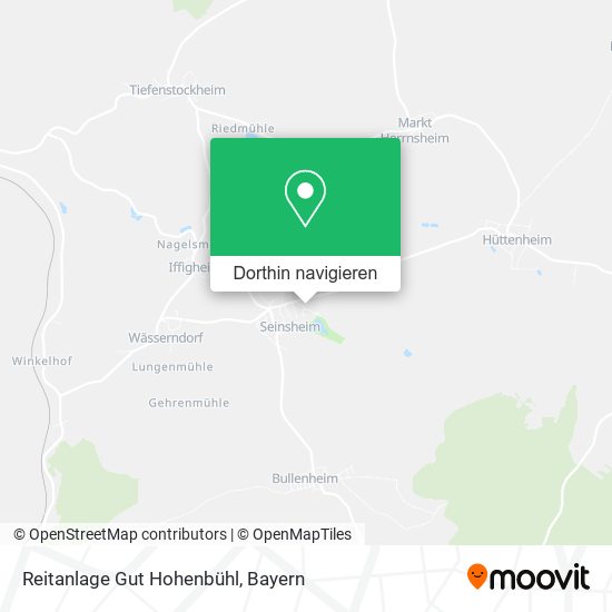 Reitanlage Gut Hohenbühl Karte