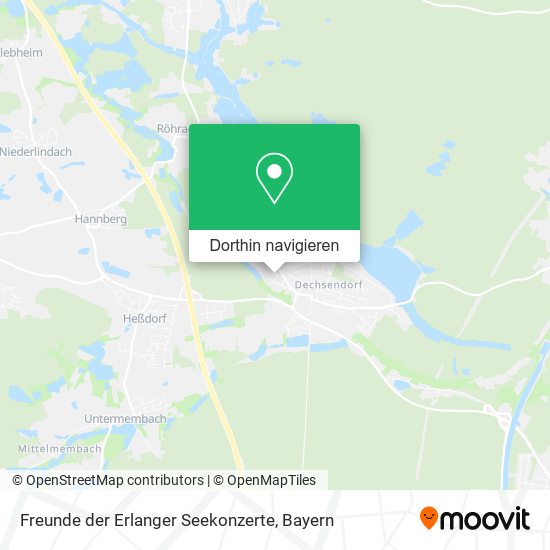 Freunde der Erlanger Seekonzerte Karte