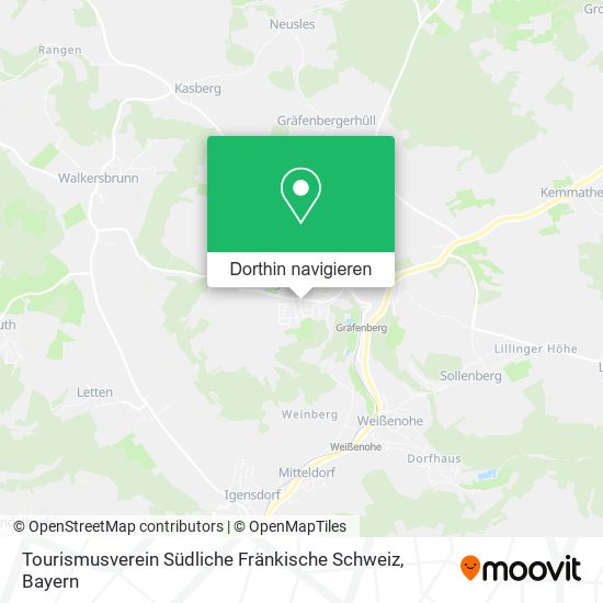 Tourismusverein Südliche Fränkische Schweiz Karte