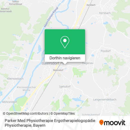 Parker Med Physiotherapie Ergotherapielogopädie Physiotherapie Karte