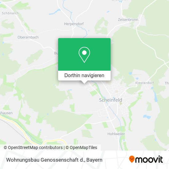 Wohnungsbau Genossenschaft d. Karte
