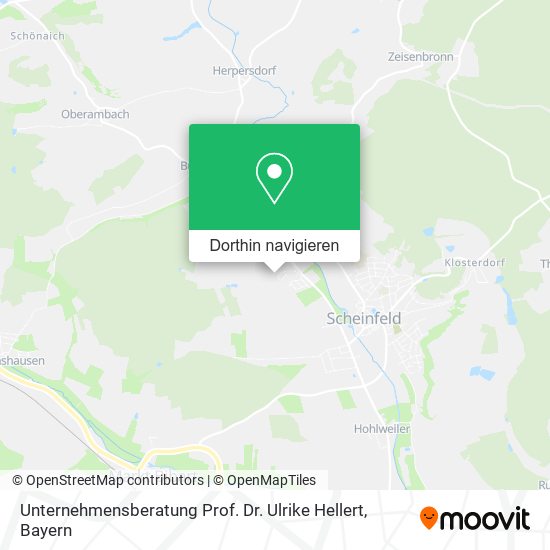 Unternehmensberatung Prof. Dr. Ulrike Hellert Karte