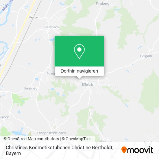 Christines Kosmetikstübchen Christine Bertholdt Karte
