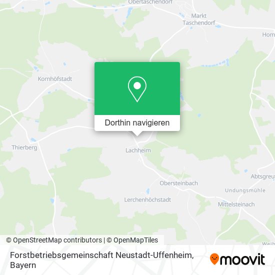 Forstbetriebsgemeinschaft Neustadt-Uffenheim Karte