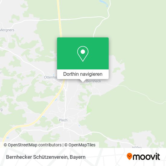 Bernhecker Schützenverein Karte