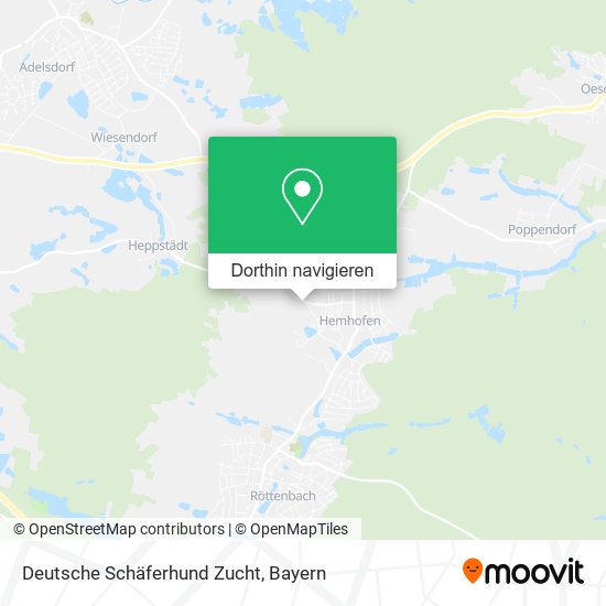 Deutsche Schäferhund Zucht Karte