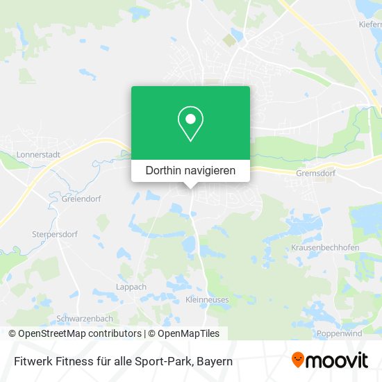 Fitwerk Fitness für alle Sport-Park Karte