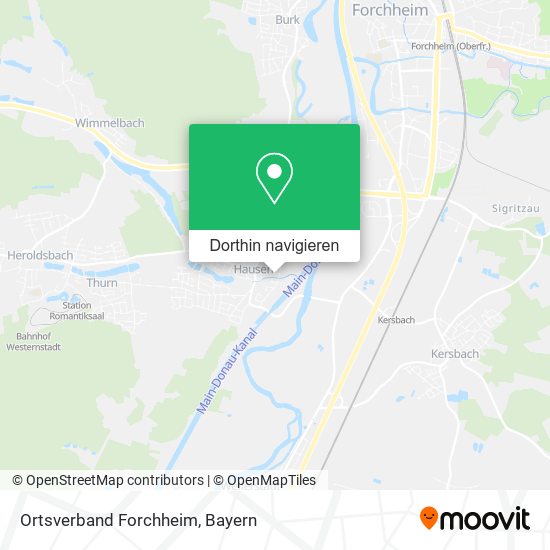 Ortsverband Forchheim Karte