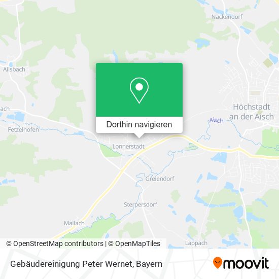 Gebäudereinigung Peter Wernet Karte
