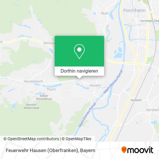 Feuerwehr Hausen (Oberfranken) Karte
