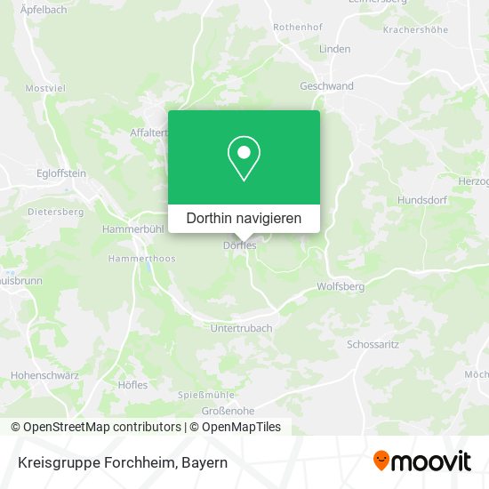 Kreisgruppe Forchheim Karte