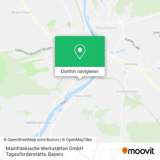 Mainfränkische Werkstätten GmbH Tagesförderstätte Karte