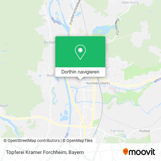 Töpferei Kramer Forchheim Karte