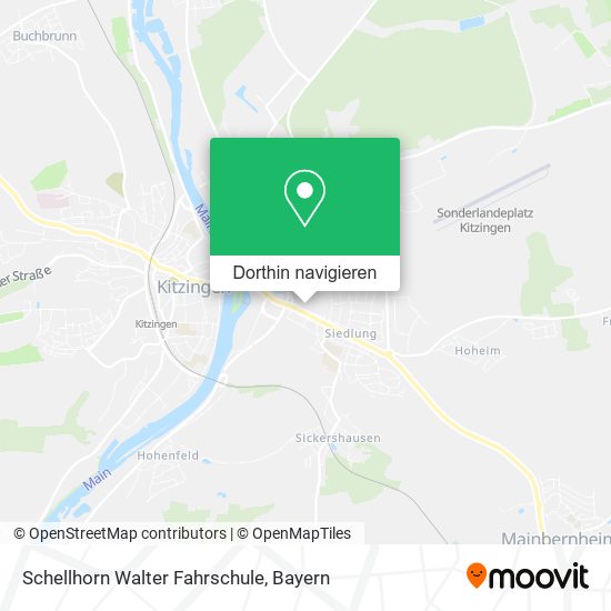 Schellhorn Walter Fahrschule Karte