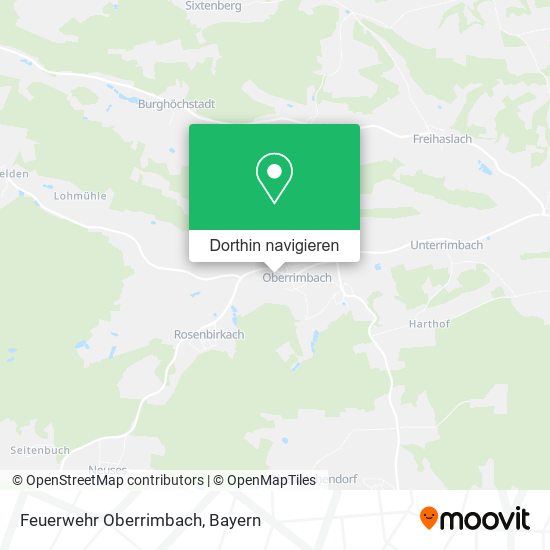 Feuerwehr Oberrimbach Karte