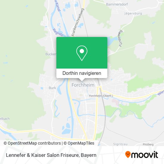 Lennefer & Kaiser Salon Friseure Karte
