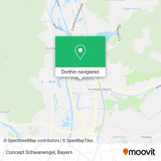 Concept Schwanengel Karte