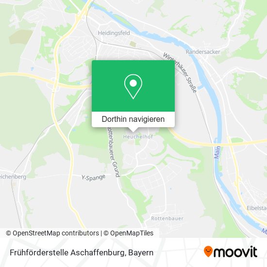 Frühförderstelle Aschaffenburg Karte