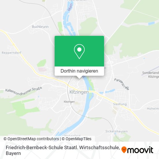 Friedrich-Bernbeck-Schule Staatl. Wirtschaftsschule Karte