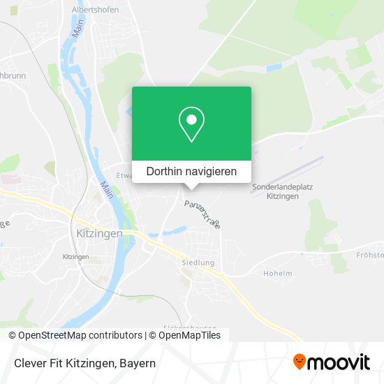 Clever Fit Kitzingen Karte