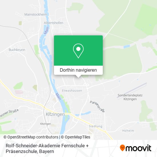 Rolf-Schneider-Akademie Fernschule + Präsenzschule Karte