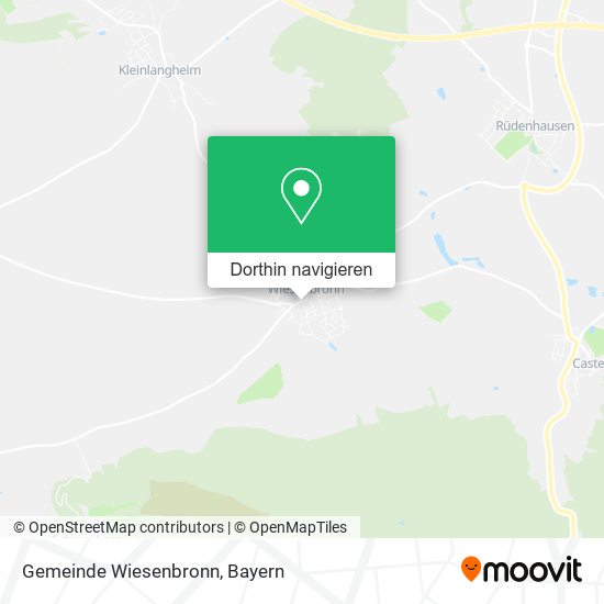 Gemeinde Wiesenbronn Karte