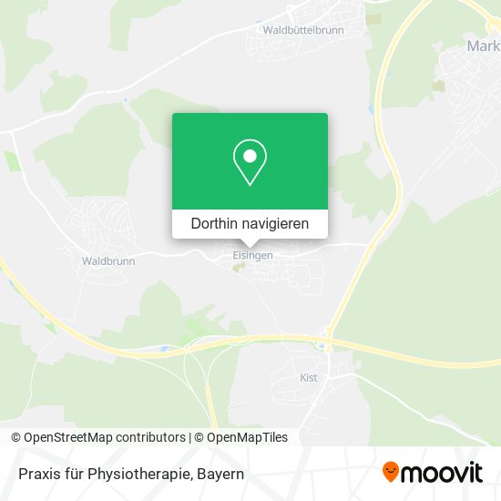 Praxis für Physiotherapie Karte