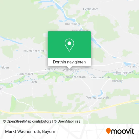 Markt Wachenroth Karte