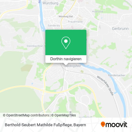 Berthold-Seubert Mathilde Fußpflege Karte