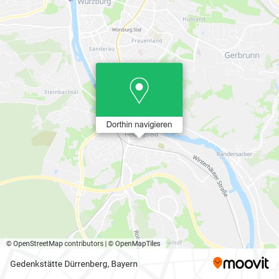 Gedenkstätte Dürrenberg Karte