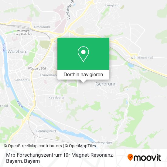 Mrb Forschungszentrum für Magnet-Resonanz-Bayern Karte