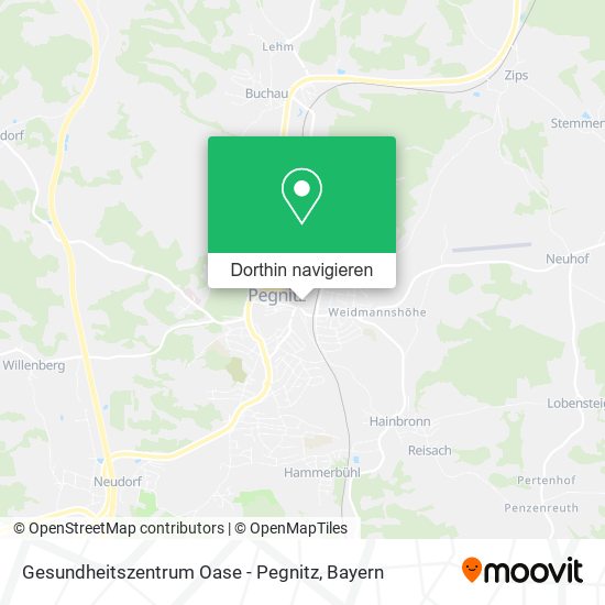 Gesundheitszentrum Oase - Pegnitz Karte