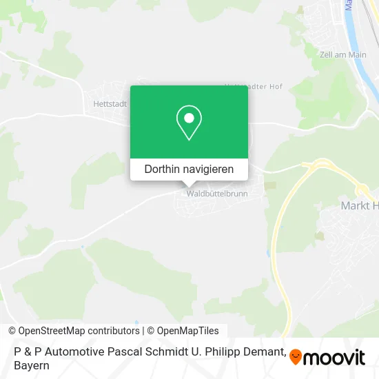 P & P Automotive Pascal Schmidt U. Philipp Demant Karte