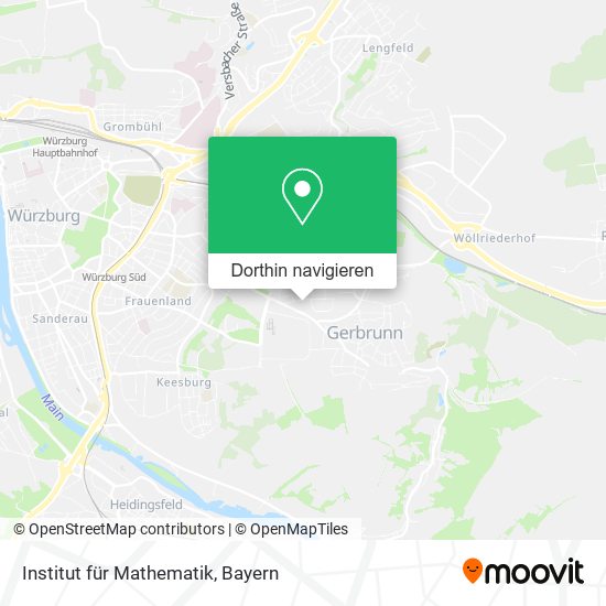 Institut für Mathematik Karte
