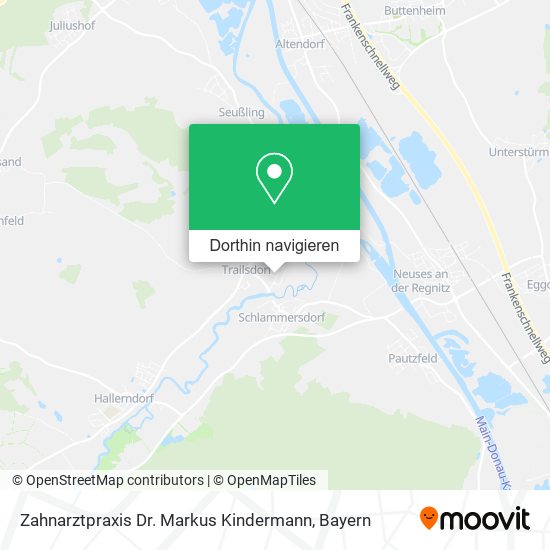 Zahnarztpraxis Dr. Markus Kindermann Karte