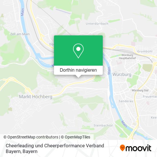 Cheerleading und Cheerperformance Verband Bayern Karte