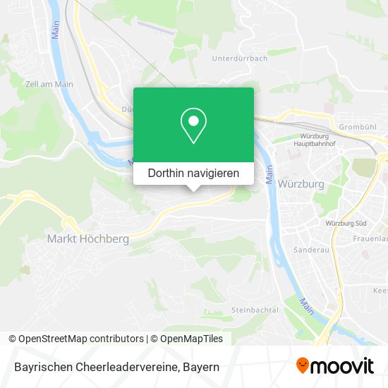 Bayrischen Cheerleadervereine Karte