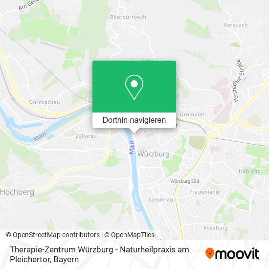 Therapie-Zentrum Würzburg - Naturheilpraxis am Pleichertor Karte