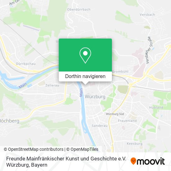 Freunde Mainfränkischer Kunst und Geschichte e.V. Würzburg Karte