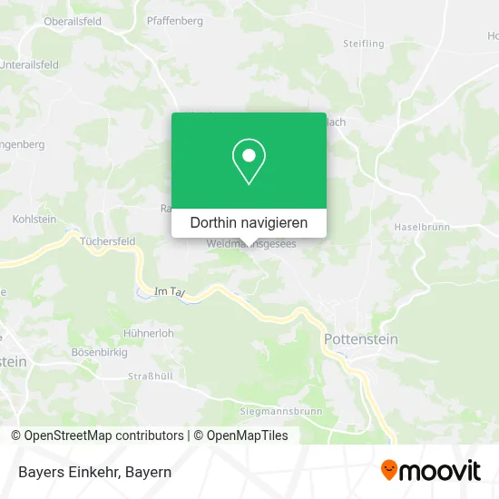 Bayers Einkehr Karte