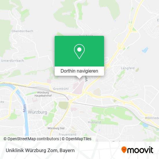 Uniklinik Würzburg Zom Karte