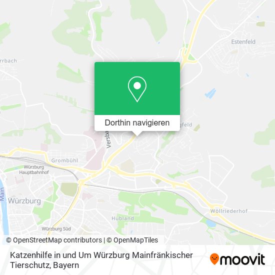 Katzenhilfe in und Um Würzburg Mainfränkischer Tierschutz Karte