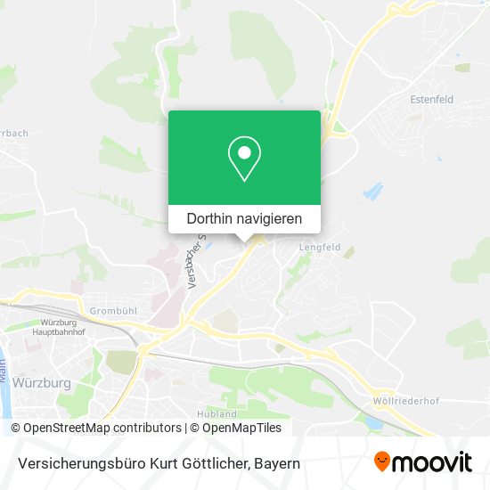 Versicherungsbüro Kurt Göttlicher Karte