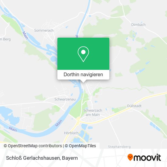 Schloß Gerlachshausen Karte