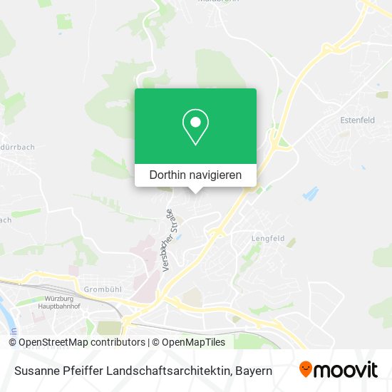 Susanne Pfeiffer Landschaftsarchitektin Karte