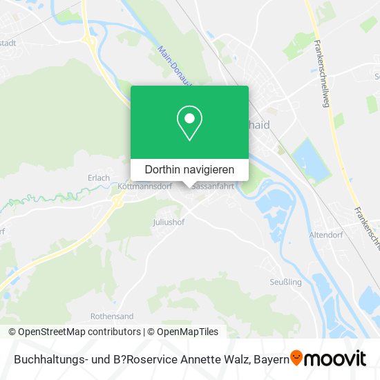 Buchhaltungs- und B?Roservice Annette Walz Karte