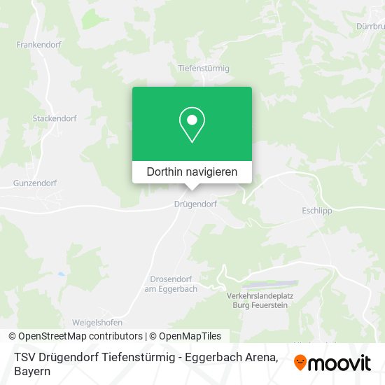 TSV Drügendorf Tiefenstürmig - Eggerbach Arena Karte