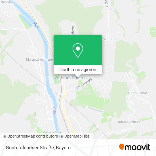 Günterslebener Straße Karte